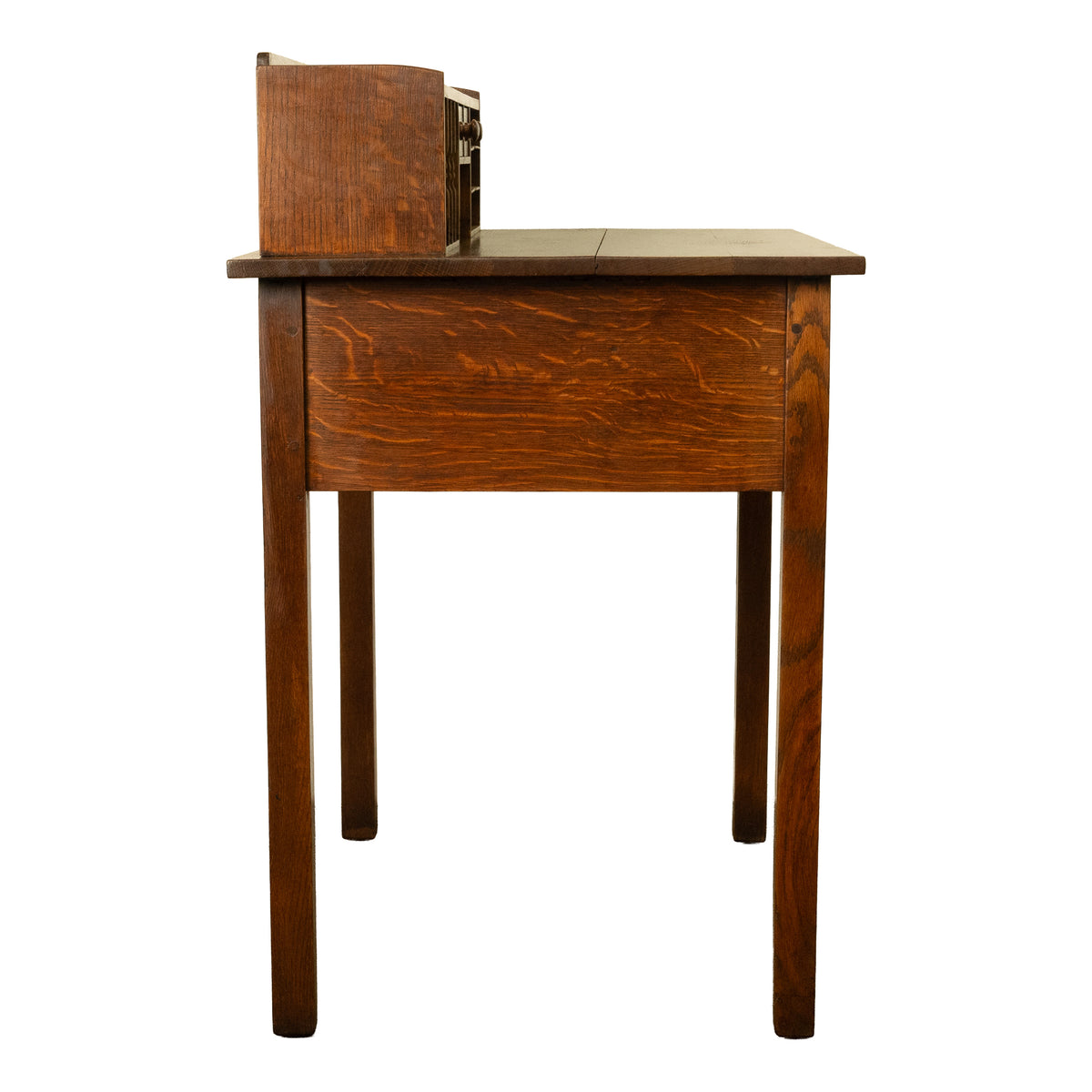 Antique American Arts & Crafts Mission Oak Gustav Stickley Postcard Desk 1905