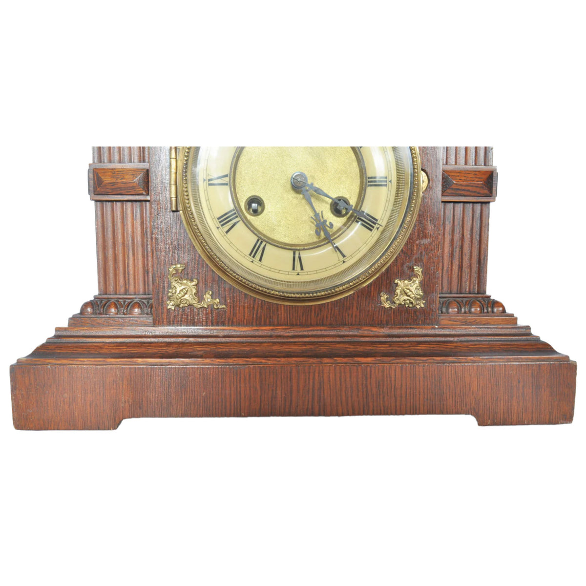 Junghans 8 Day Time & Strike Clock in Architectural Case, Circa 1900