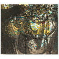 African American Abstract Expressionist Etching Aquatint "Anatomy of Aphrodite" by Warrington Colescott, 1959