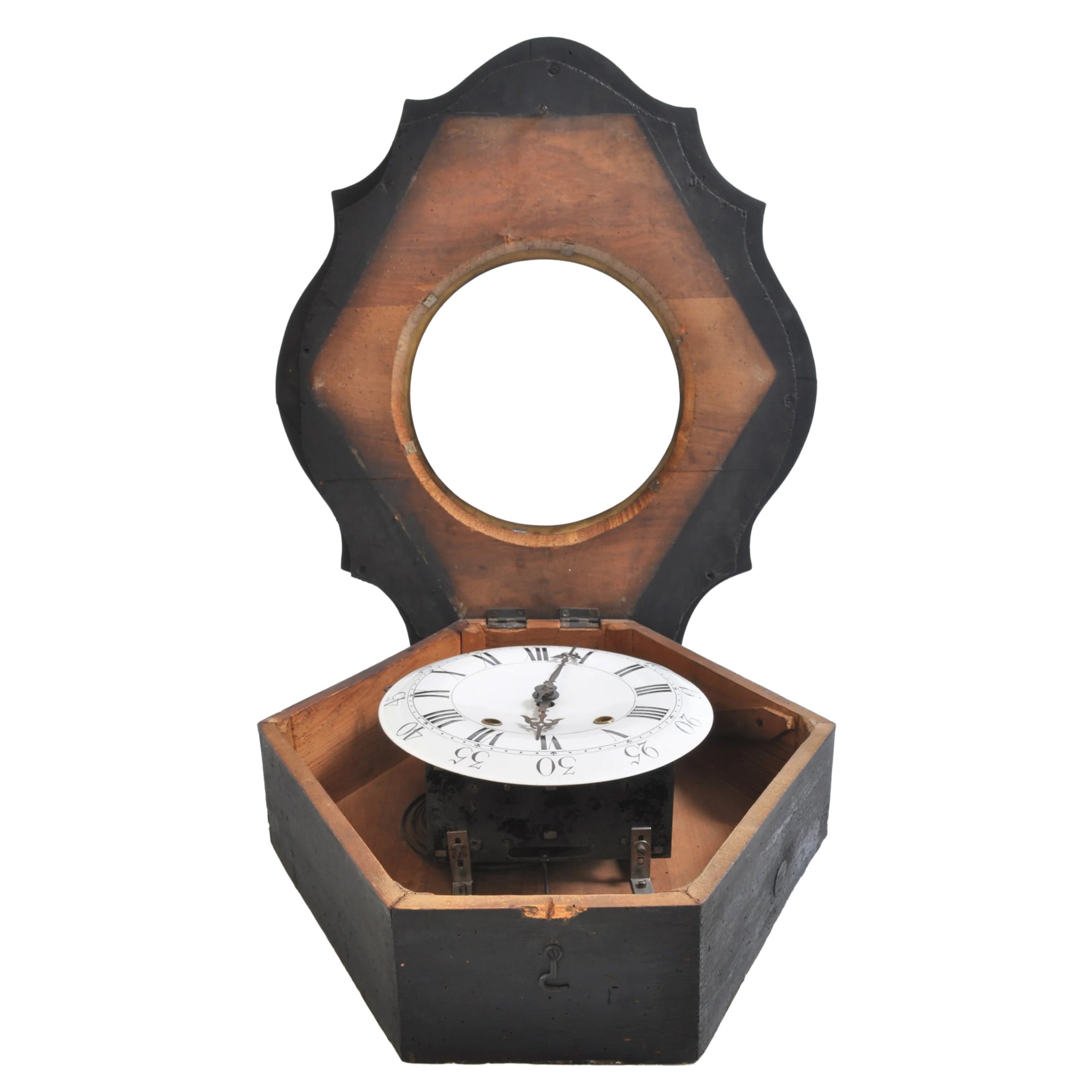 Antique French 8-Day Inlaid Wall Clock, Circa 1870 – BLOOMSBURY