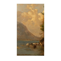 Antique Oil on Canvas Painting Jean-Michel Cels (1819–1894), Circa 1850