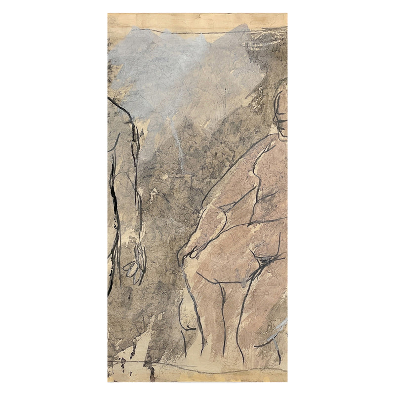 African American Painting Two Female Nudes "Conversation"by Robert Colescott, 1959 Smith Tower Gallery