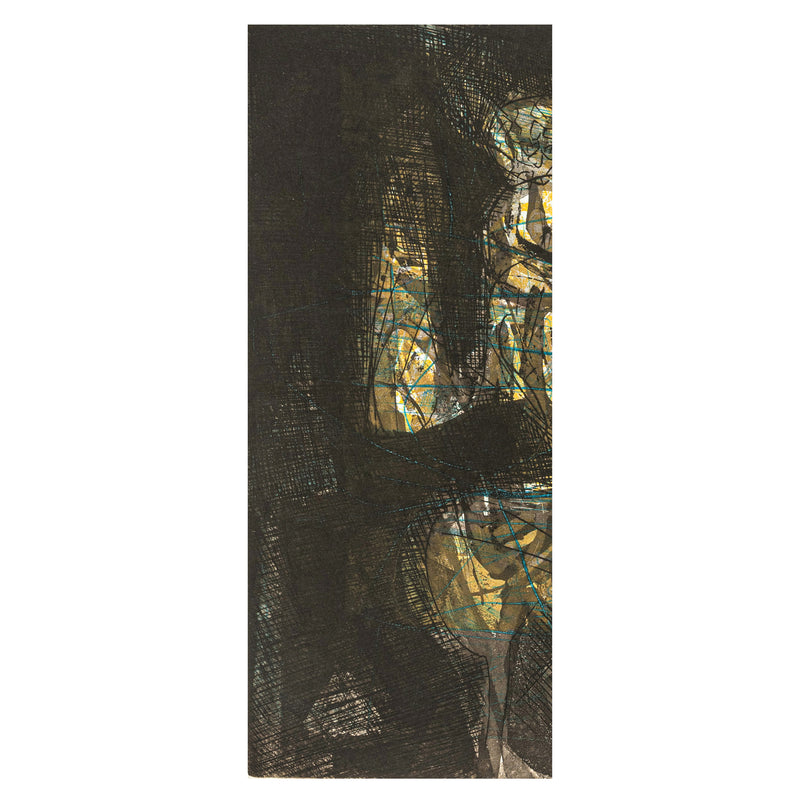 African American Abstract Expressionist Etching Aquatint "Anatomy of Aphrodite" by Warrington Colescott, 1959
