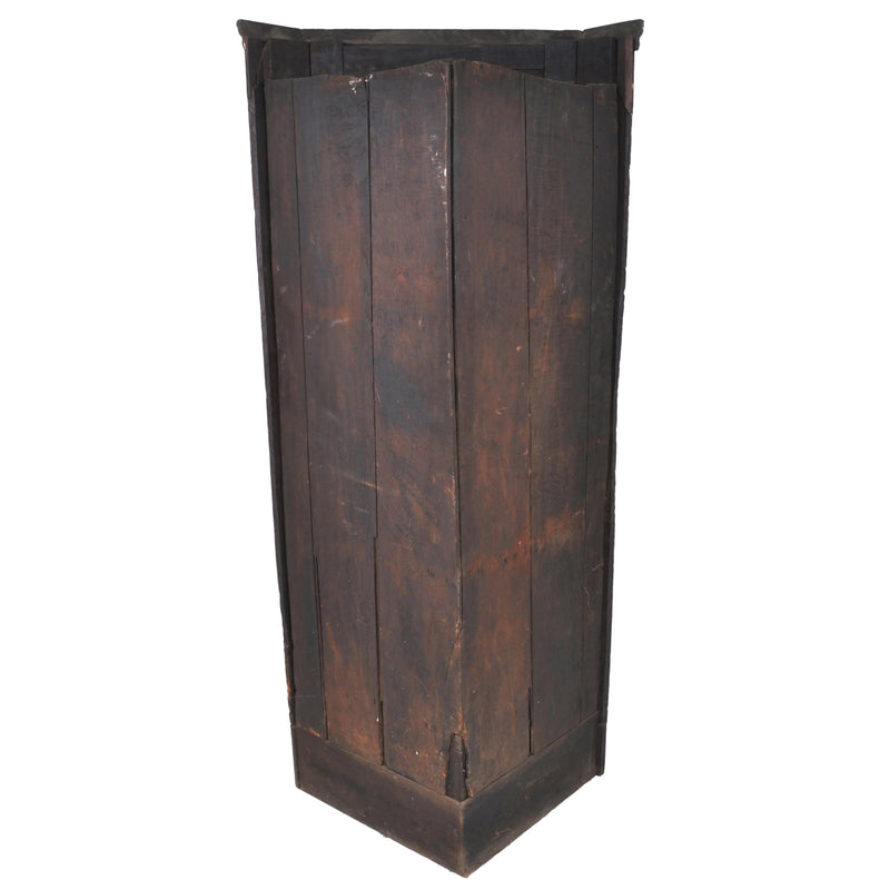 Antique Welsh Country Oak Georgian Corner Cabinet, circa 1760