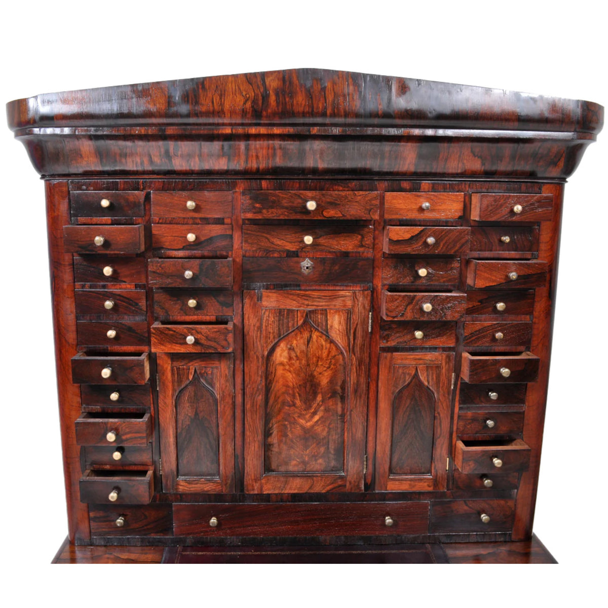 Antique American Empire Rosewood Dental / Medical Cabinet, circa 1820