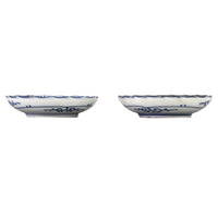 Pair of Antique Japanese Blue and White Imari Plates, Meiji Period, Circa 1880