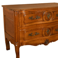 Antique 18th Century Louis XV French Provincial Rococo Cherry Commode Chest 1750