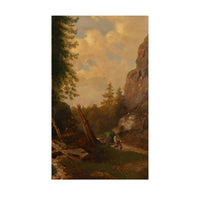 Antique Oil on Canvas Painting Jean-Michel Cels (1819–1894), Circa 1850