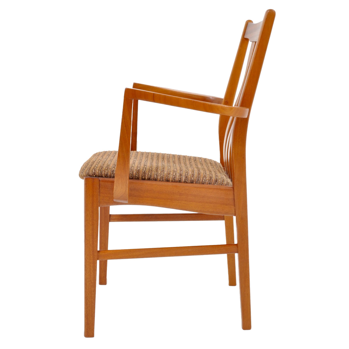 Pair of Mid-Century Modern Captain's/Arm Chairs in Teak, 1960s