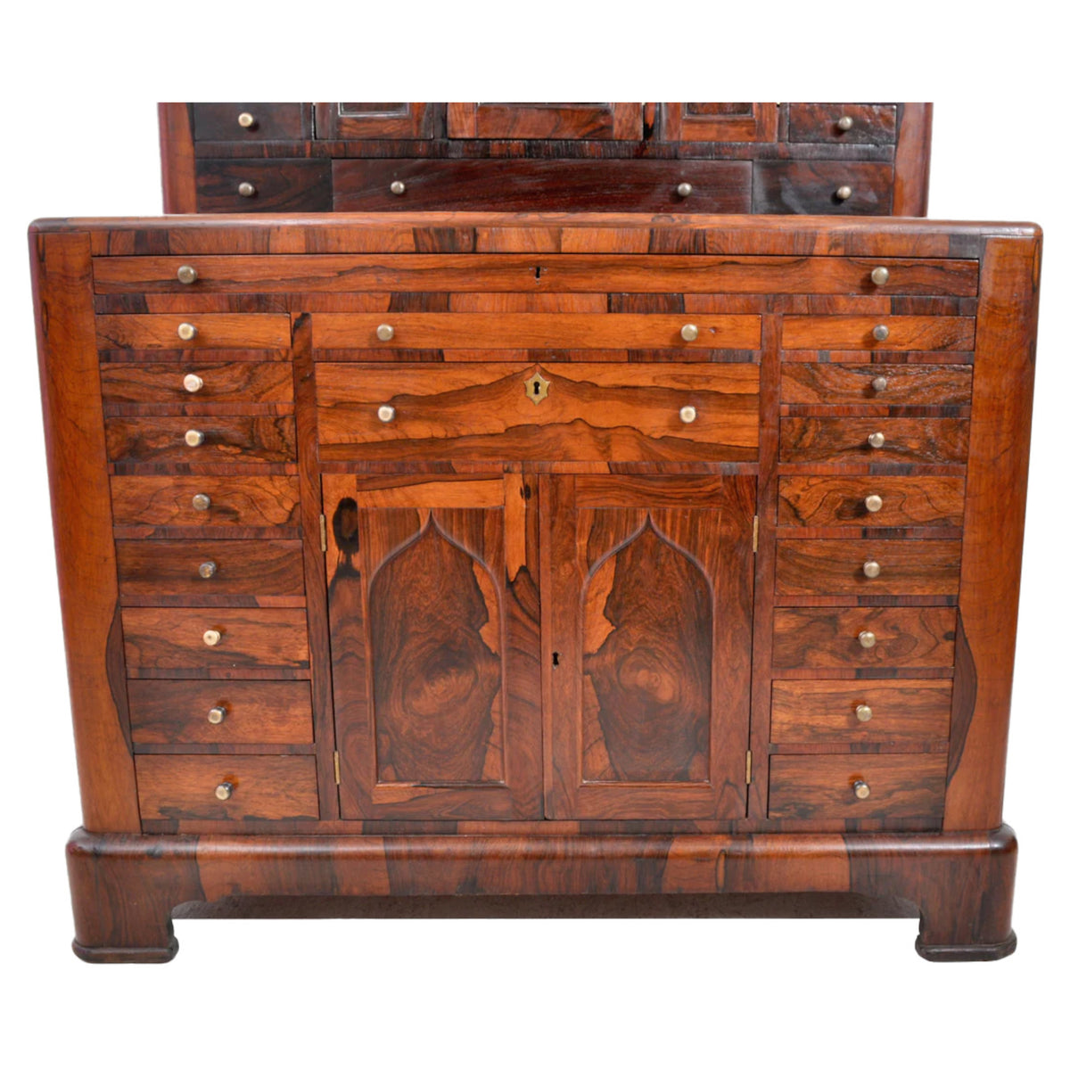 Antique American Empire Rosewood Dental / Medical Cabinet, circa 1820