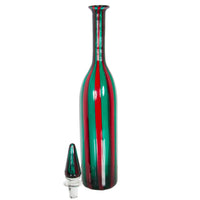 Mid Century Italian Murano Glass Morandiane Bottle Gio Ponti & Paolo Venini 1955