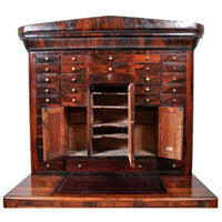 Antique American Empire Rosewood Dental / Medical Cabinet, circa 1820