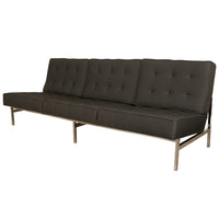 Original Mid-Century Modern 1955 Florence Knoll Parallel Bar Sofa Fully Restored