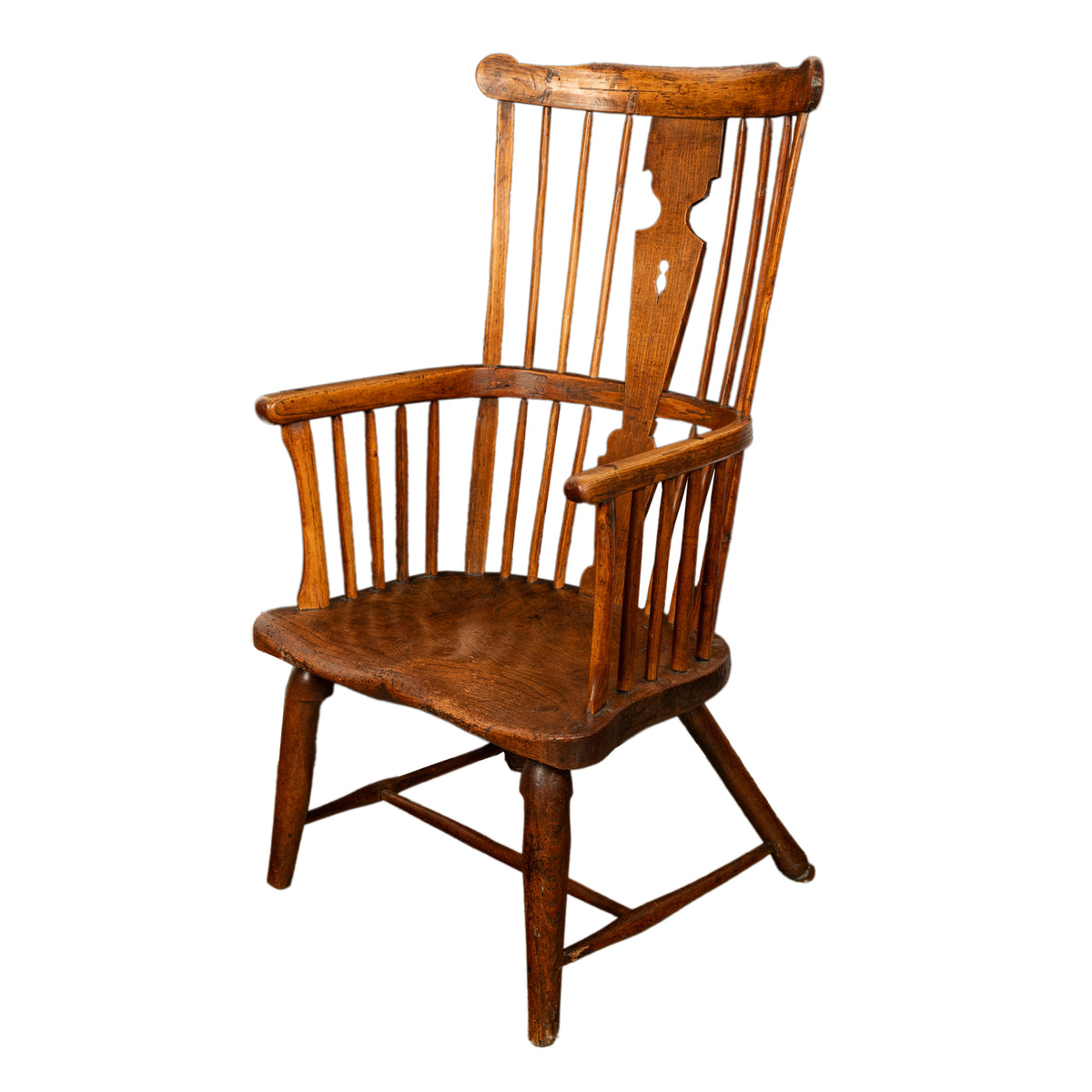 Important Antique Earliest Recorded English Windsor Chair by Kerry Evesham 1793