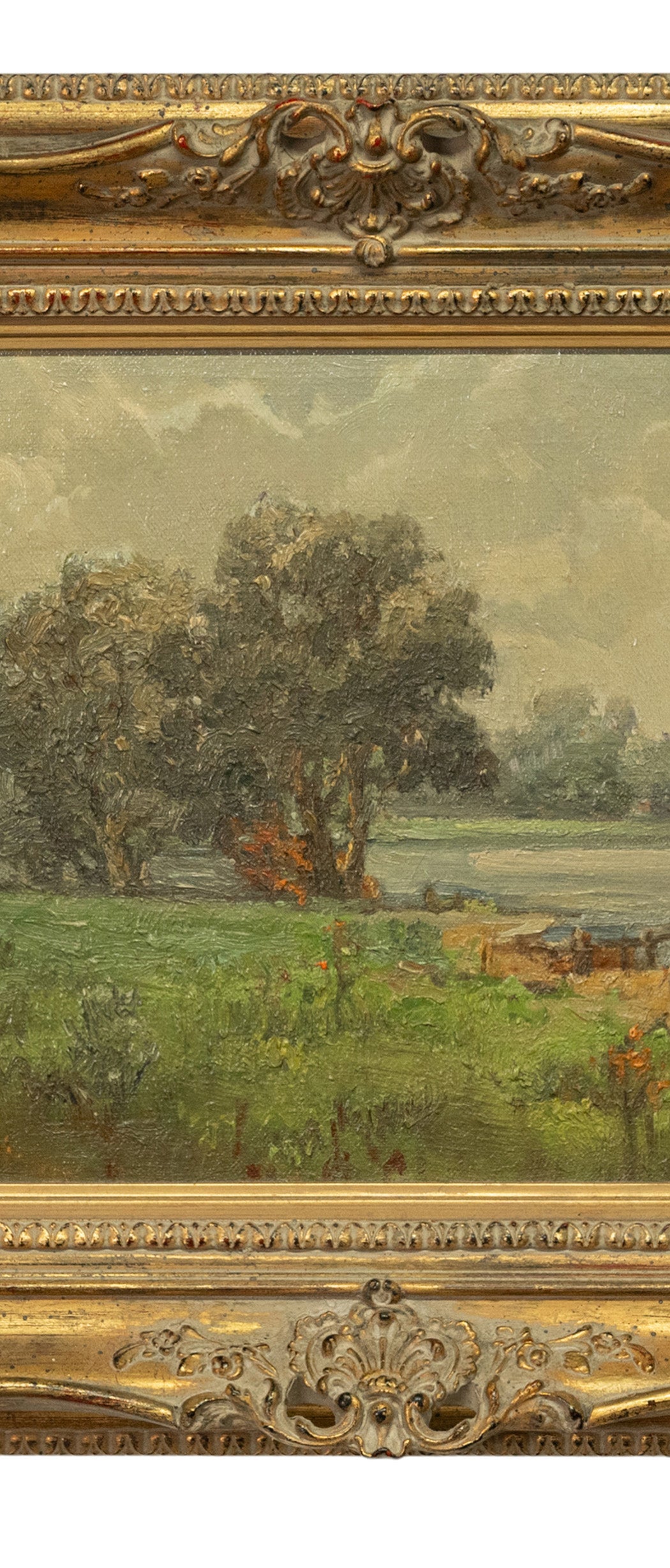 Great Pictures by Great Painters⠀ アンティーク Antique California Impressionist Oil Canvas Painting