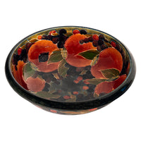 Large 10" Antique Art deco William Moorcroft "Pomegranate" Pottery Bowl 1920