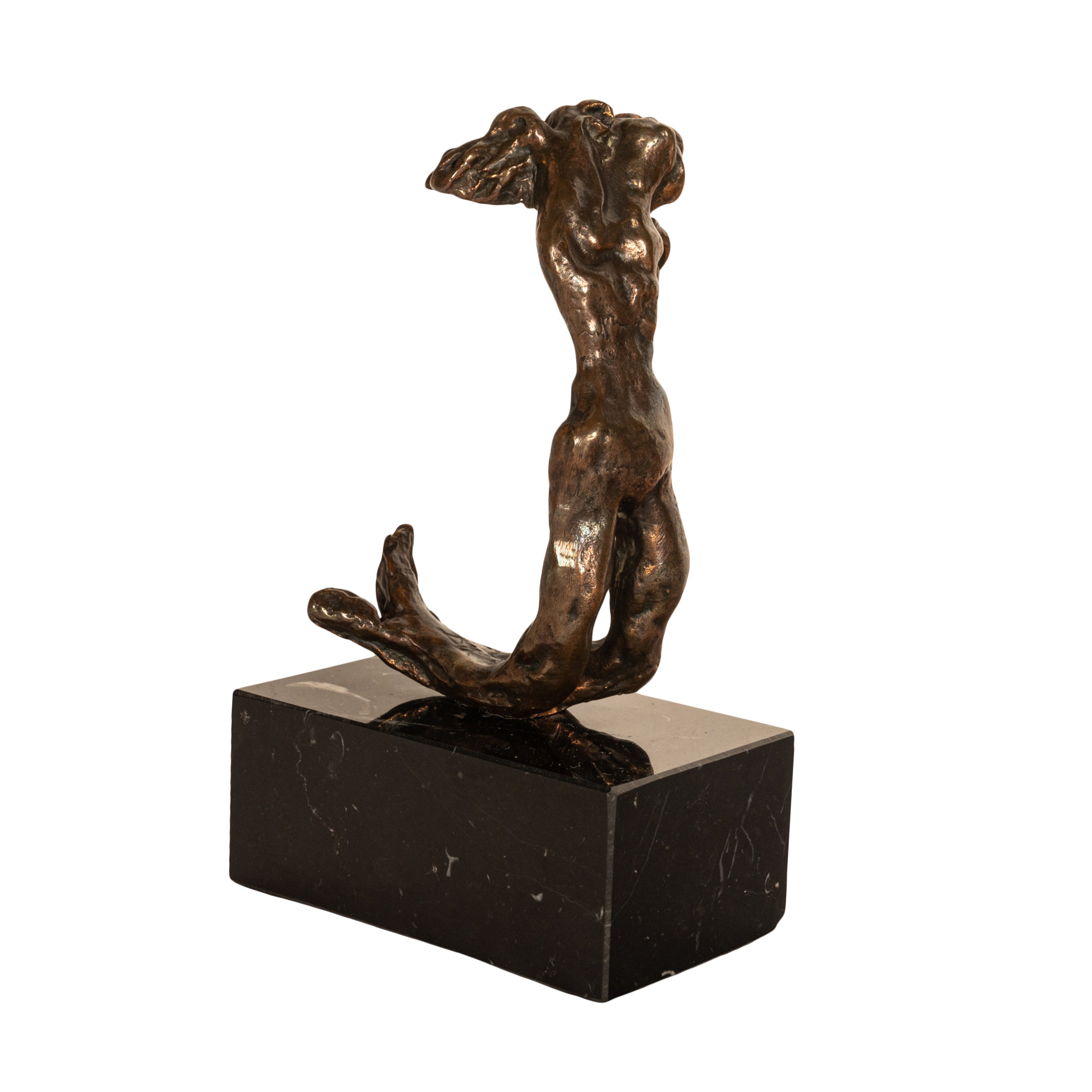 Surrealist Bronze Sculpture Statue 
