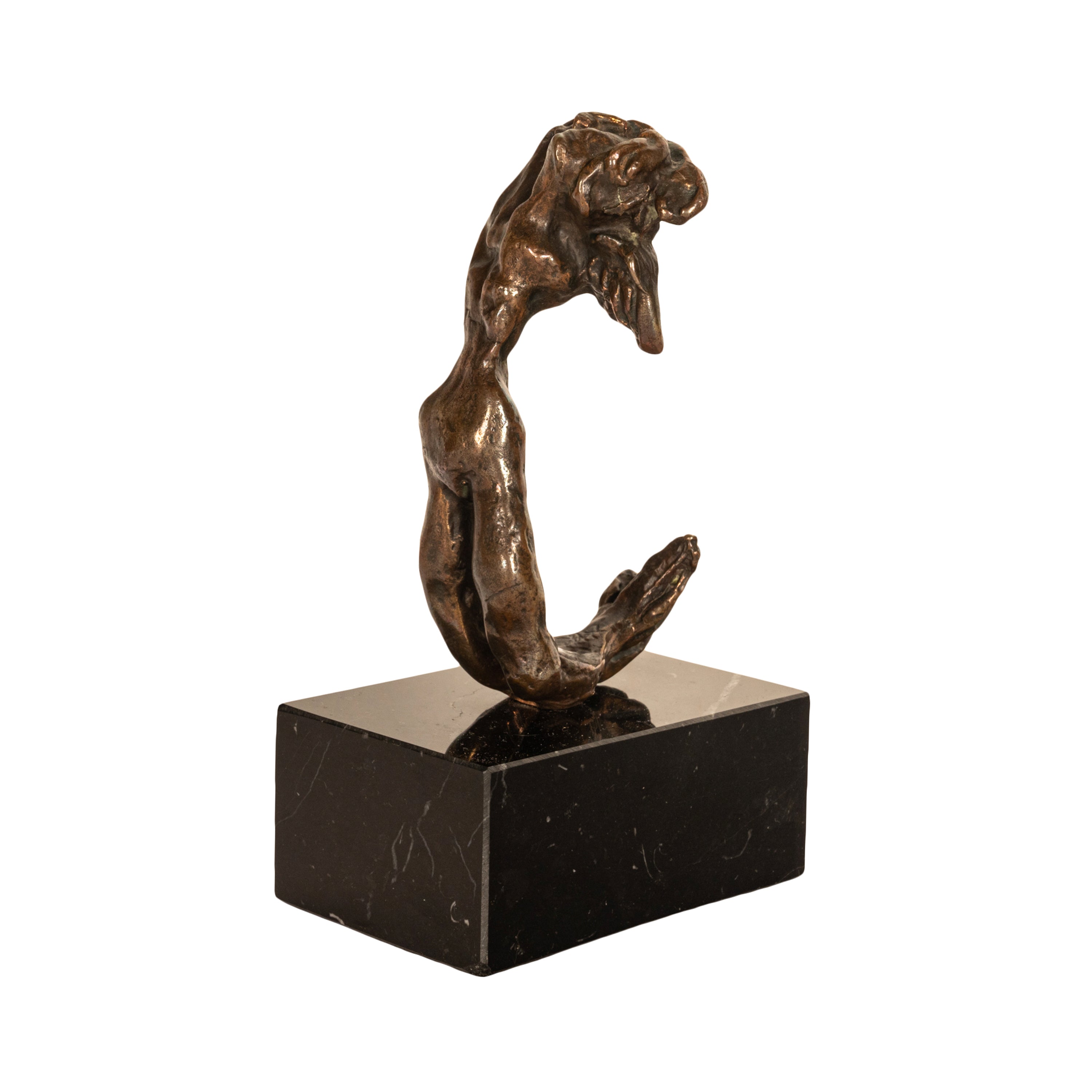 Surrealist Bronze Sculpture Statue 
