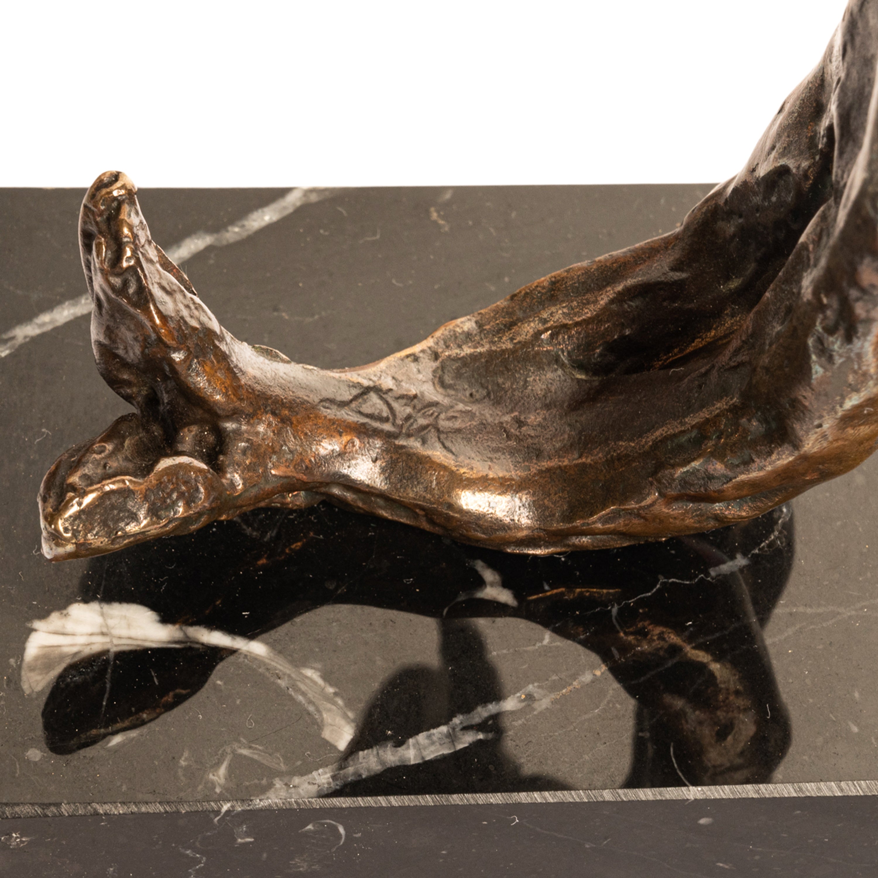 Surrealist Bronze Sculpture Statue 