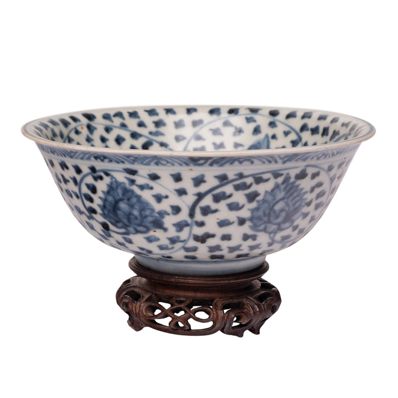 Blue and White Ming Dynasty Bowl