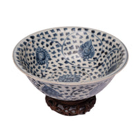 Blue and White Ming Dynasty Bowl