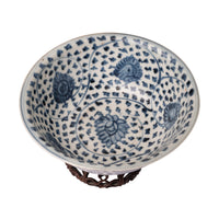 Blue and White Ming Dynasty Bowl