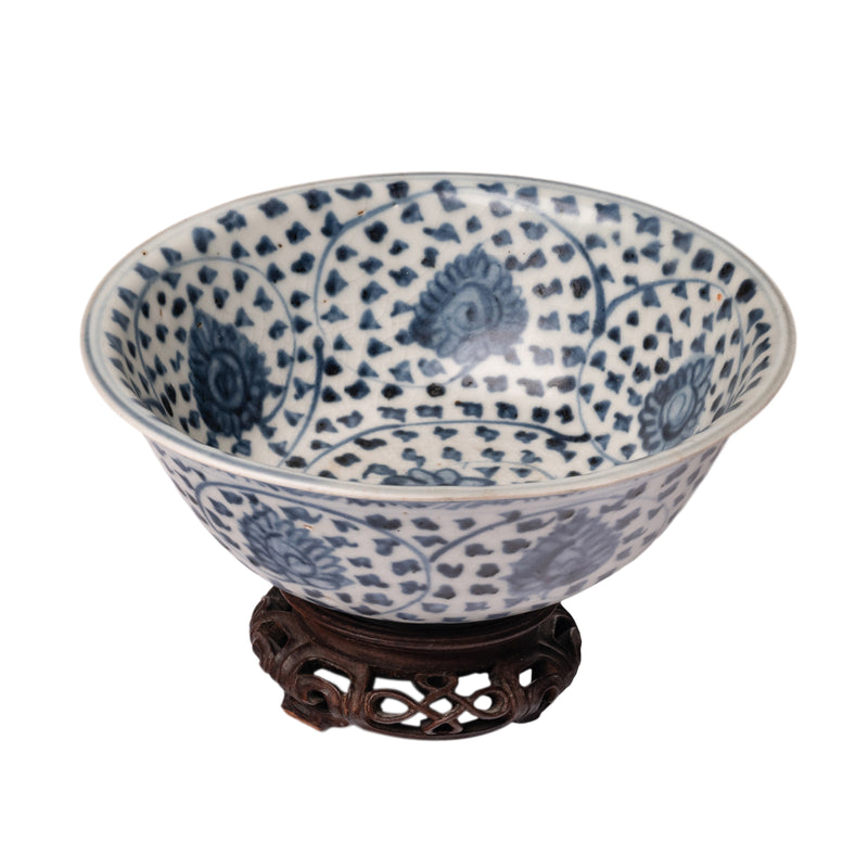 Blue and White Ming Dynasty Bowl