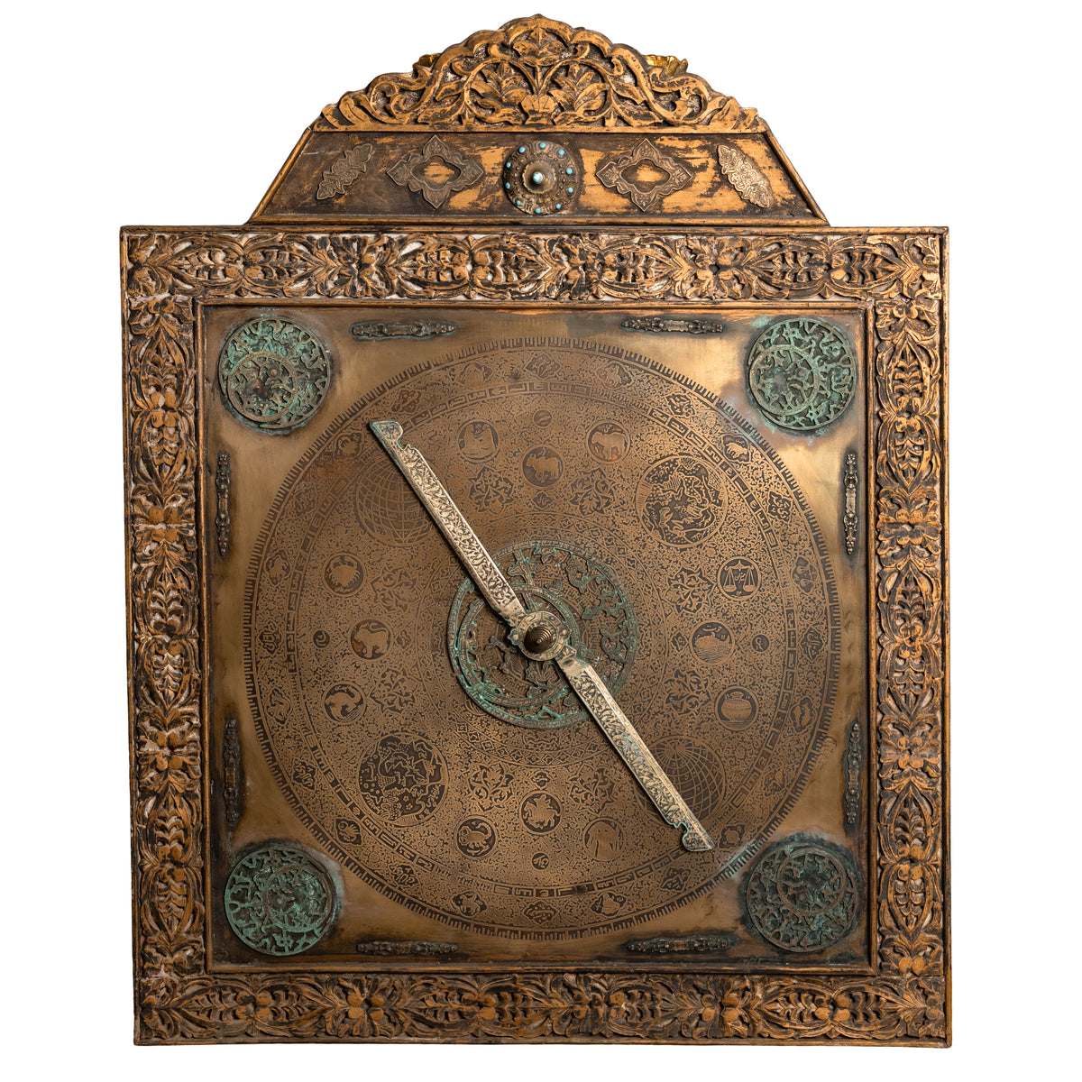Monumental Antique Islamic Ottoman Safavid Astrological Astrolabe on Stand 1720