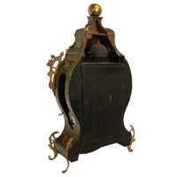 Antique 18th Century French Louis XV Painted & Ormolu Vernis Martin Cartel Clock 1750