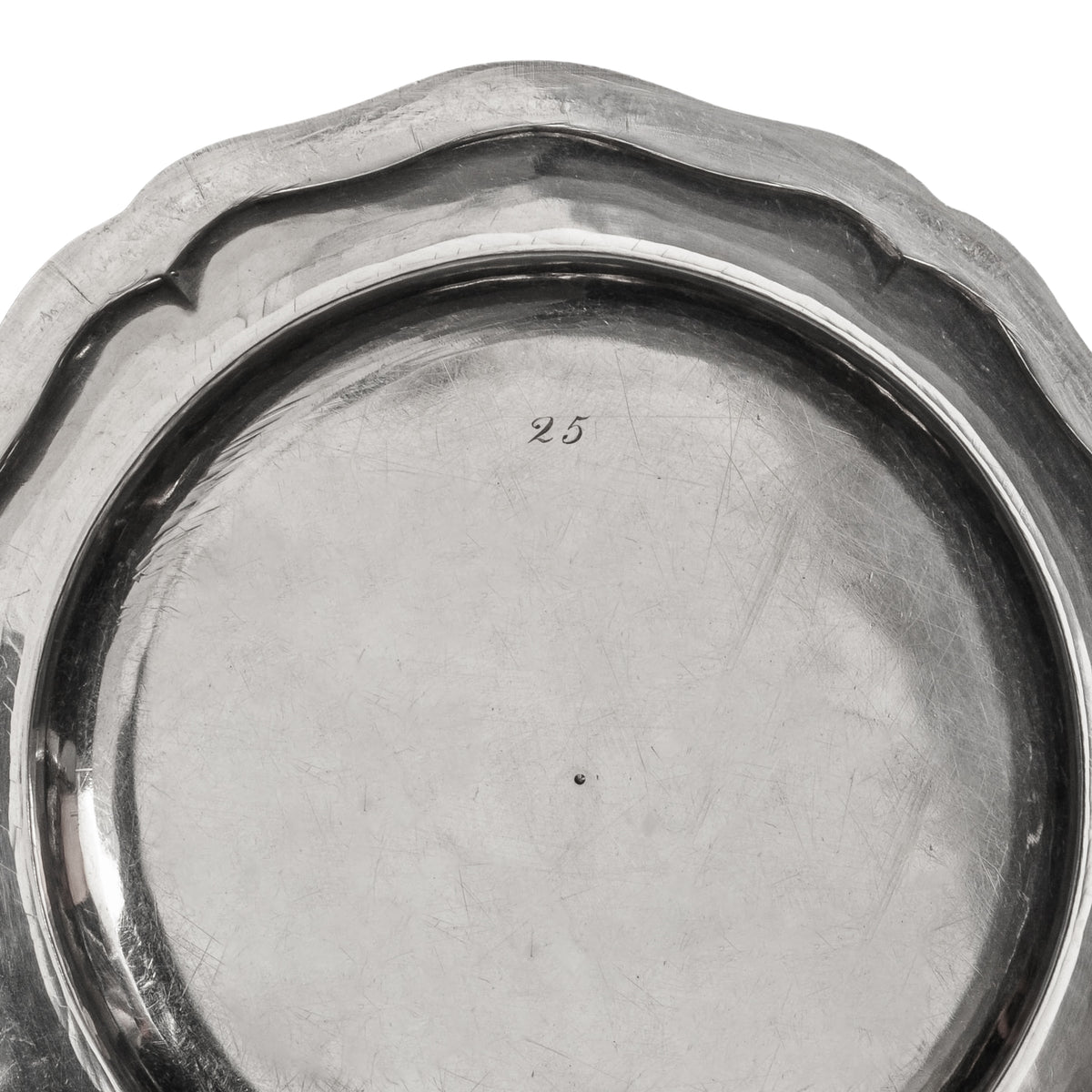 Antique Set 14 Georgian Silver Plates Irish Duke Belfast & Donegall London 1825