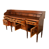 Antique Georgian Irish Inlaid Cuban Mahogany Country House Sideboard Donegal Circa 1800