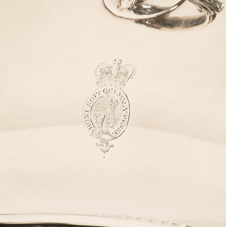 Set Four Georgian Sterling Silver Entree Dishes by Fogelberg & Gilbert London Royal Family 1792