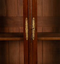 Antique French Empire Mahogany Ormolu Bookcase Bibliotheque Display cabinet 1810