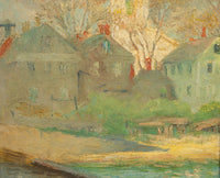 American Impressionist Oil Painting Provincetown Cape Cod Massachusetts by Gerrit Beneker, 1915