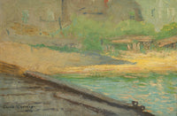 American Impressionist Oil Painting Provincetown Cape Cod Massachusetts by Gerrit Beneker, 1915
