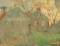 American Impressionist Oil Painting Provincetown Cape Cod Massachusetts by Gerrit Beneker, 1915
