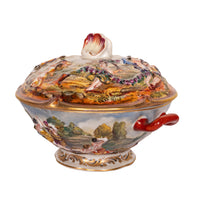 Antique Naples Porcelain 215 Piece Dinner & Tea Service Napoleon Au Roi de Rome