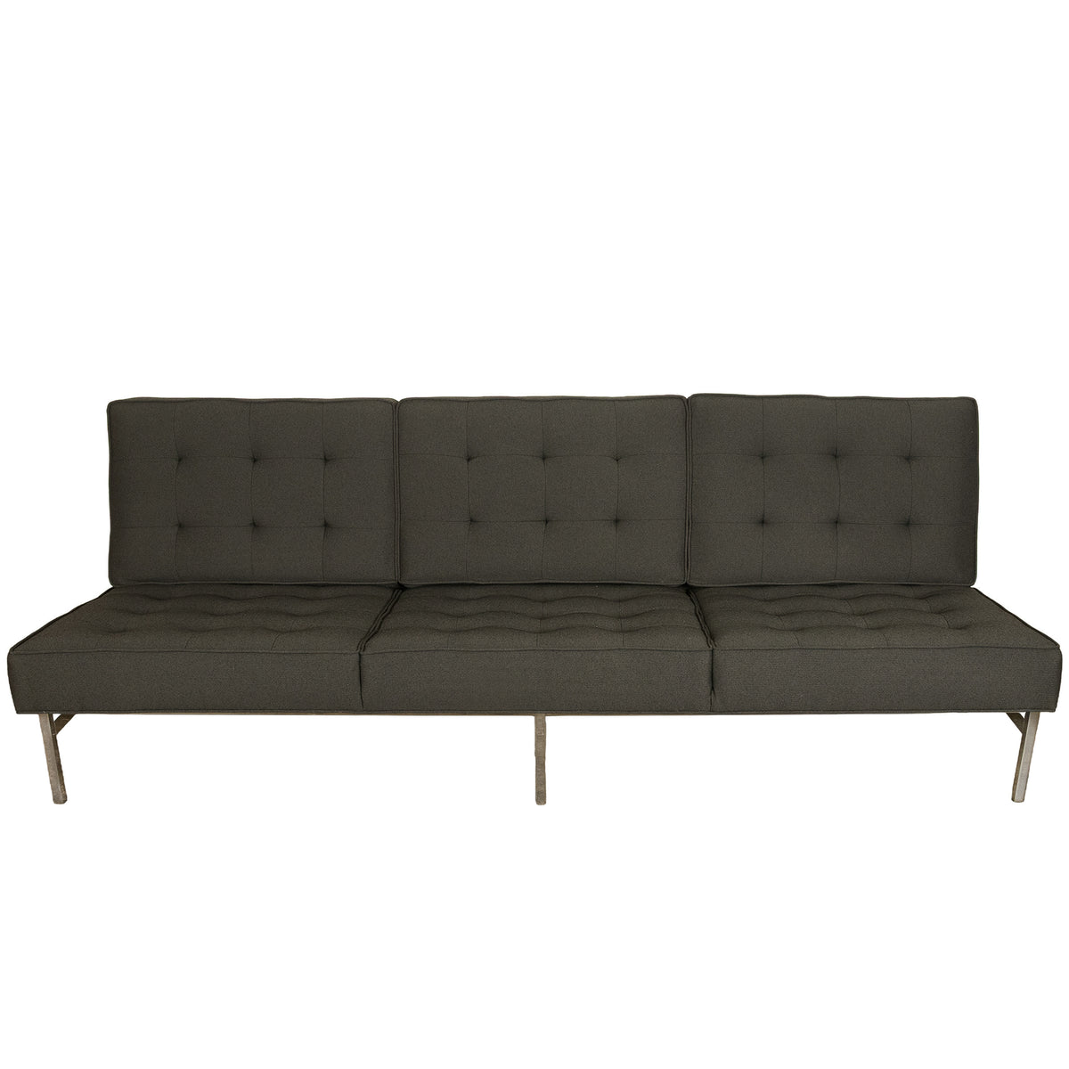 Original Mid-Century Modern 1955 Florence Knoll Parallel Bar Sofa Fully Restored
