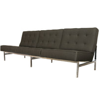 Original Mid-Century Modern 1955 Florence Knoll Parallel Bar Sofa Fully Restored
