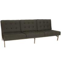 Original Mid-Century Modern 1955 Florence Knoll Parallel Bar Sofa Fully Restored
