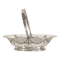 Antique Georgian Sterling Silver Pierced Basket by Richard Morton Sheffield 1778