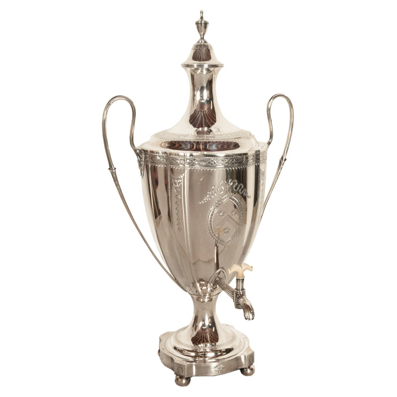 Antique Monumental Georgian Sterling Silver Samuel Godbehere & Edward Wigan Tea Urn London 1789