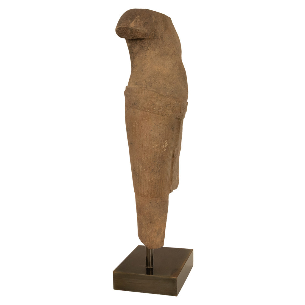 Ancient Cambodian Khmer Angkor Wat Sandstone Statue of Vishnu 12th Century CE