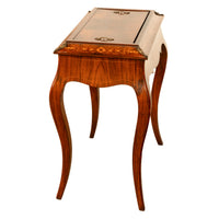 Antique French Marquetry Rosewood & Ormolu Jardiniere Wine Celarette Table 1860