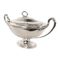 Antique George III Sterling Silver Soup Tureen Cover Benjamin Laver London 1787