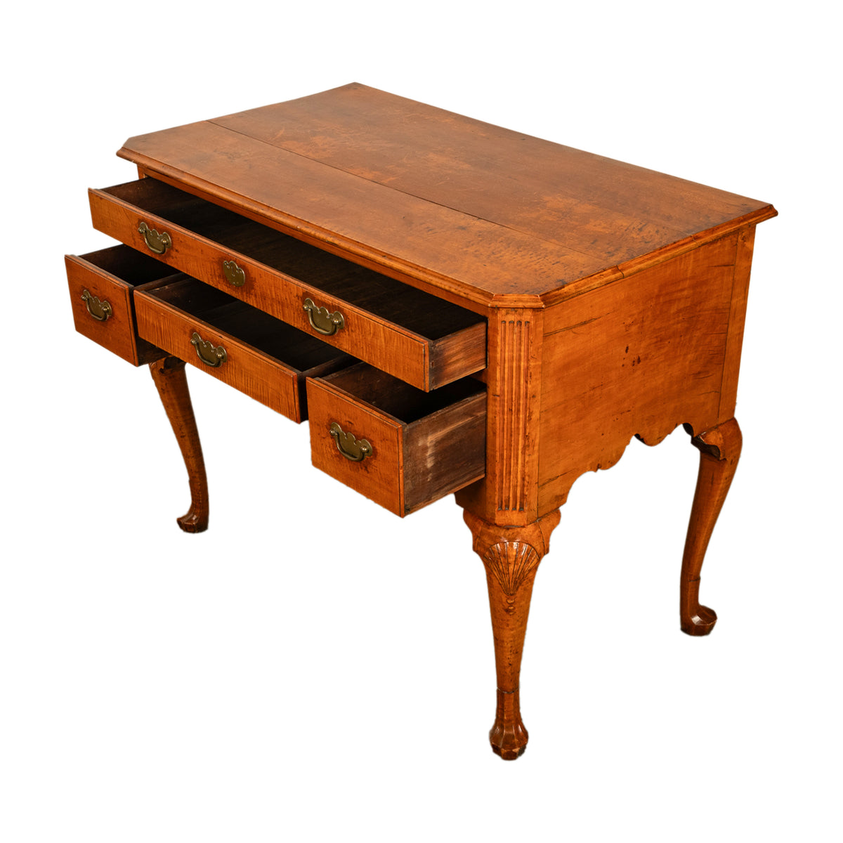 Antique Philadelphia Queen Anne Maple Dressing Table Garvan Collection Yale University 1760