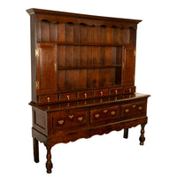 Antique 18th Century Georgian Oak Welsh Dresser Plate Rack Server Sideboard 1780