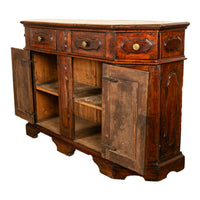 Antique Italian Walnut Baroque Credenza Buffet Side Cabinet Circa 1680 Ex de Young Museum San Francisco