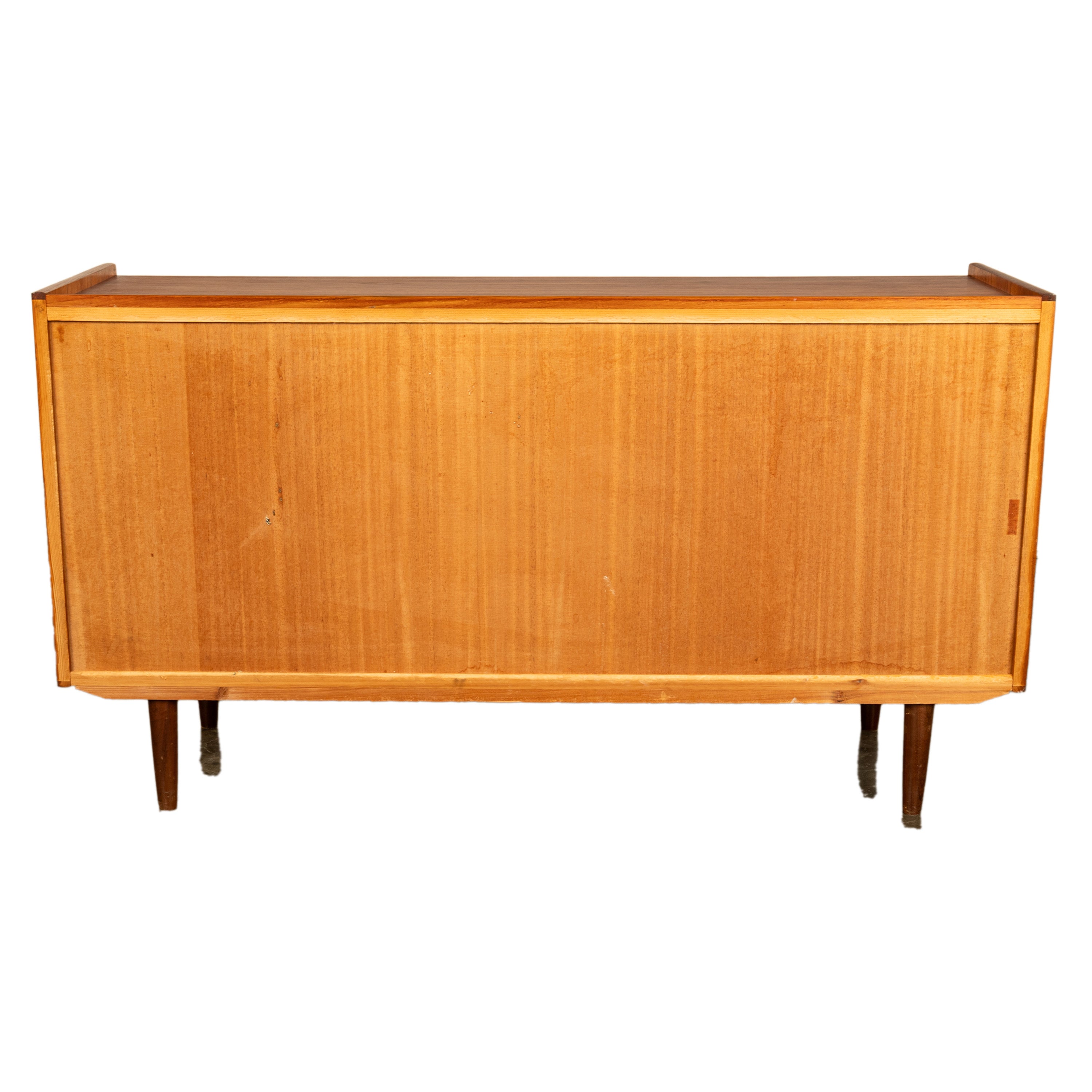 Mid Century Danish Modern 2 Door Teak Credenza Cabinet Jydsk