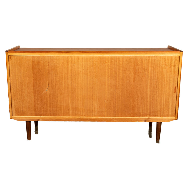 Mid Century Danish Modern 2 Door Teak Credenza Cabinet Jydsk Mobelindustri 1960